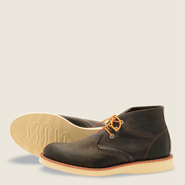 Chaussures Red Wing Heritage - Work - Chukka Rough & Tough Cuir - Grise Foncé - Homme 439UCPXYO